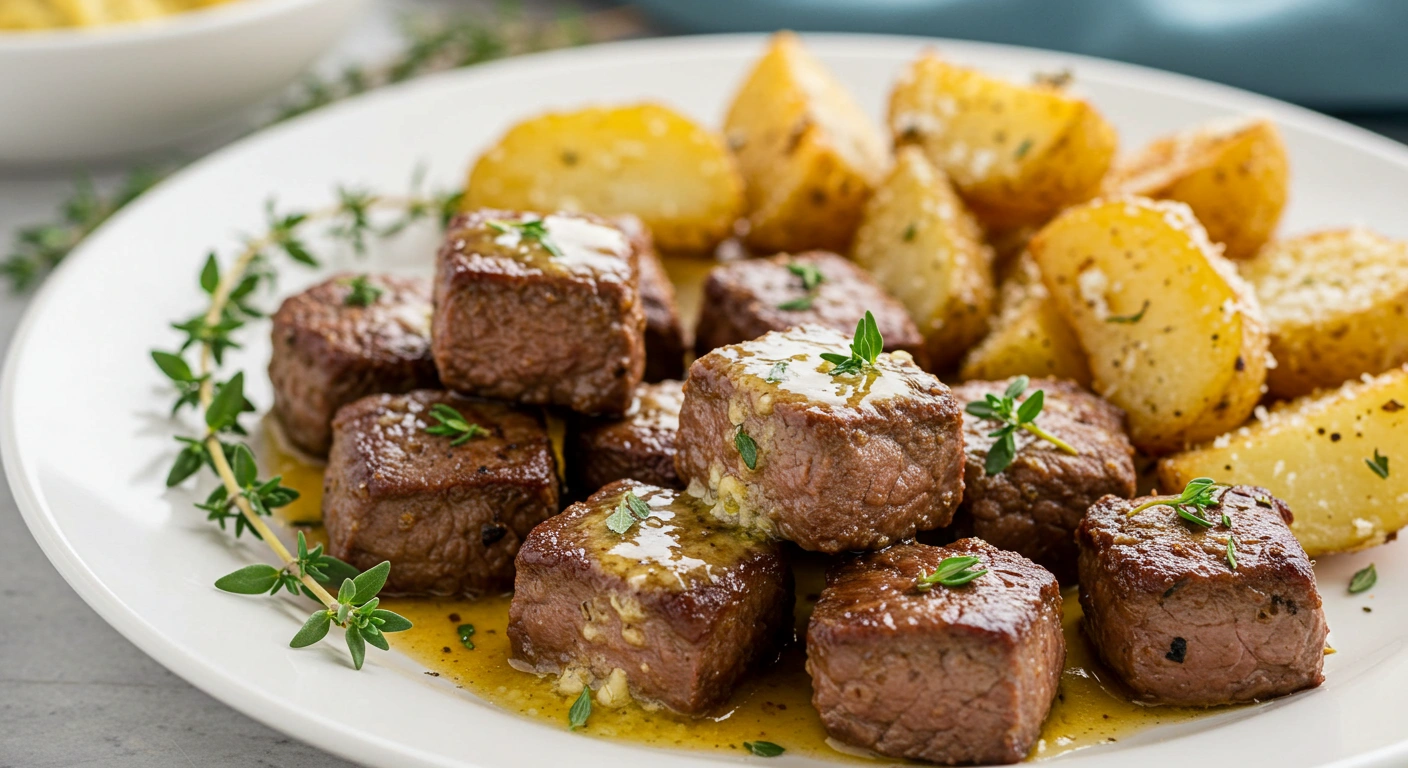 Cajun Butter Steak Bites